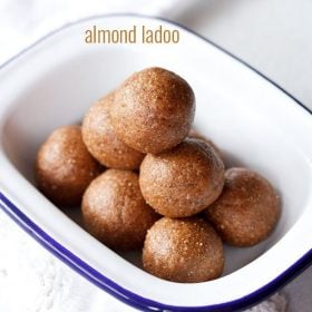 badam ladoo recipe, almond ladoo recipe