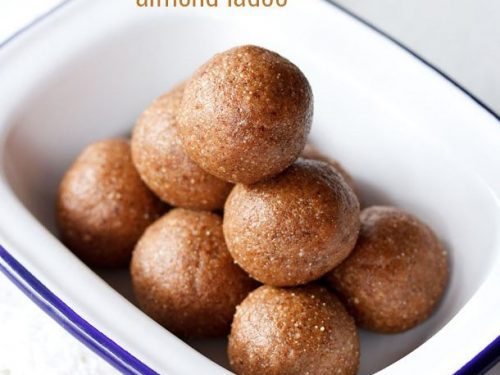 badam ladoo recipe, almond ladoo recipe