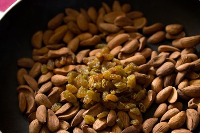 raisins for making badam ladoo recipe