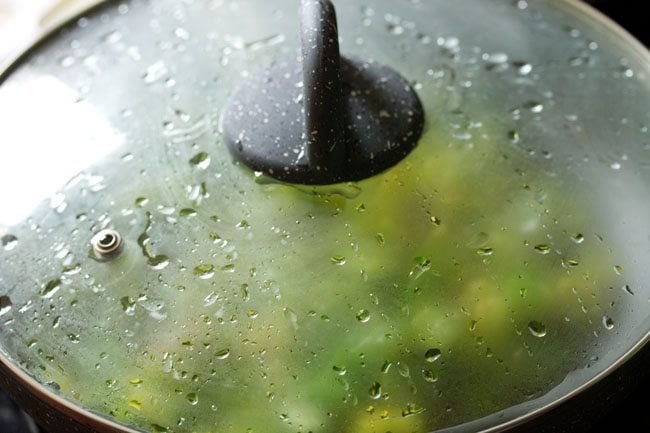 cooking capsicum 