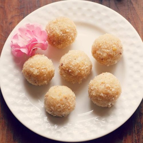 coconut ladoo recipe with khoya or mawa