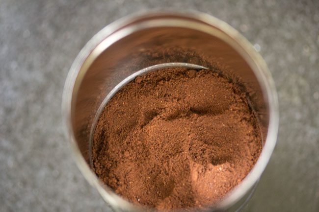 even coffee powder