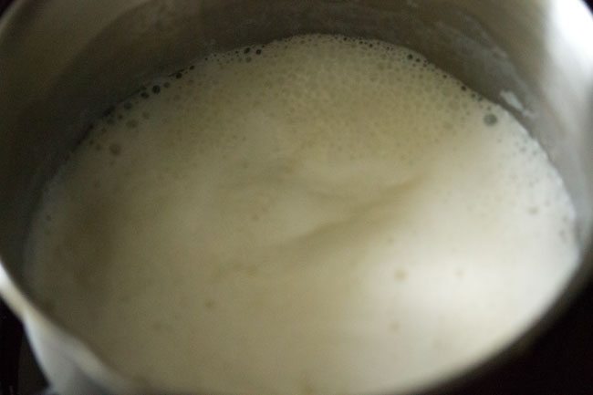 hot milk for preparing filter coffee recipe