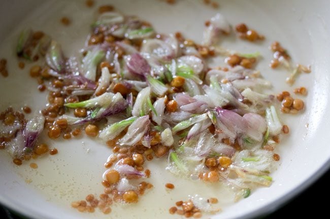 sautéing onions. 