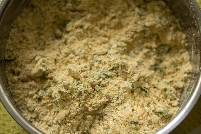 preparing litti chokha recipe