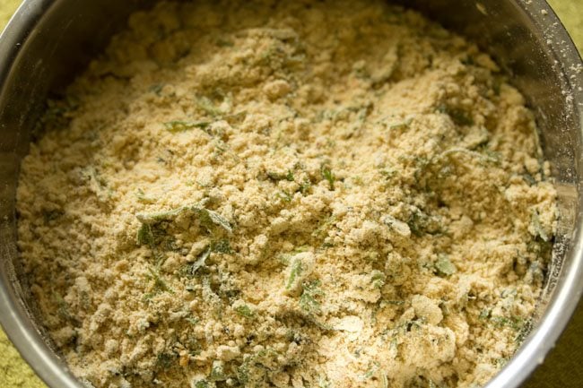 preparing litti chokha recipe