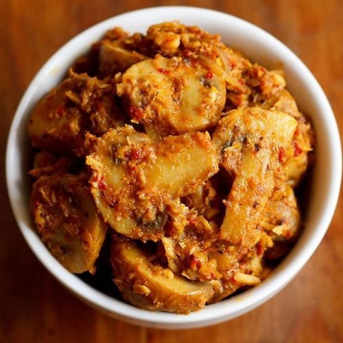 mushroom sabzi recipe, mushroom bhaji recipe