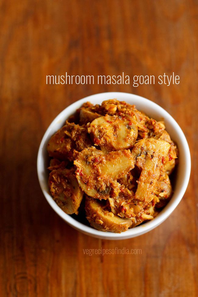 mushroom masala recipe