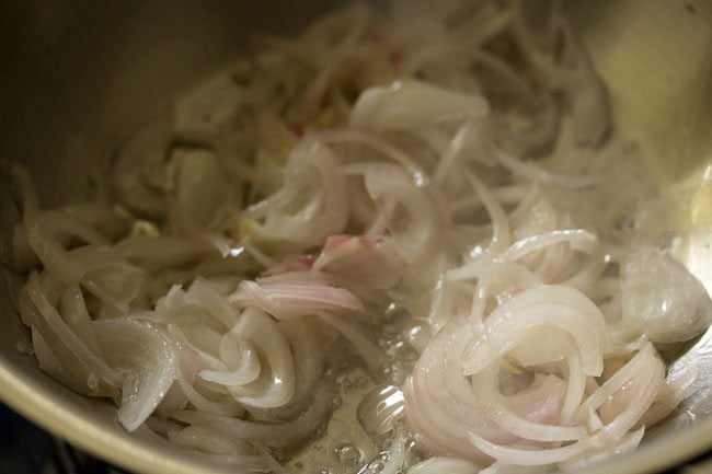 sauteing onions 