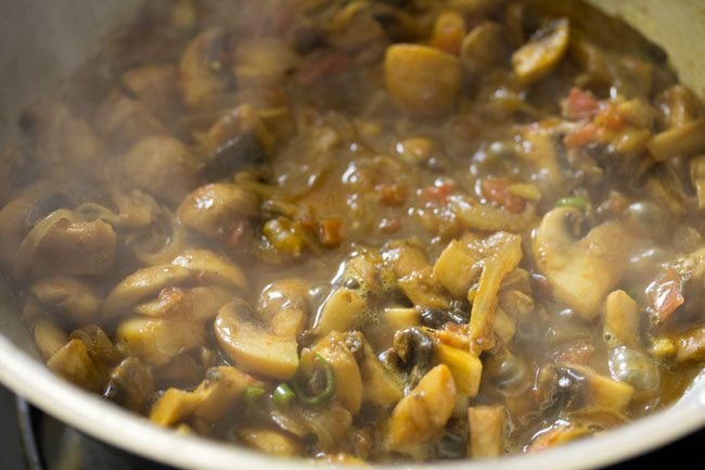 sauteing mushrooms