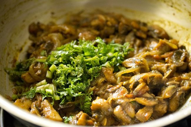 prepared stuffing for mushroom puff pastry