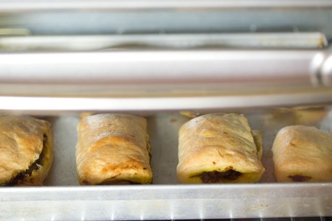 baking mushroom puff pastry