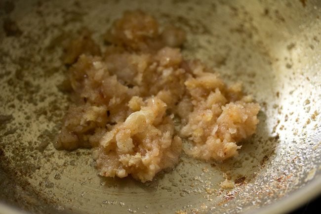sautéed aromatics for preparing paneer curry recipe