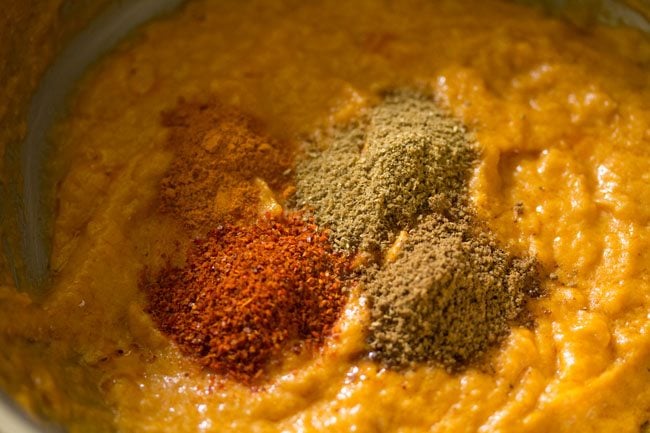 spices added to masala