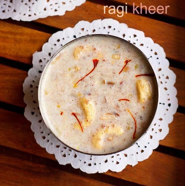 image of Ragi Kheer recipe by Veg Recipes of India