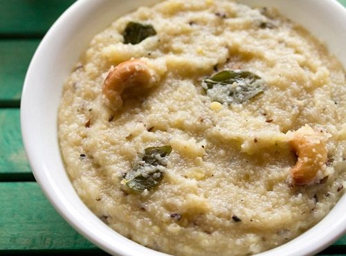 Rava Pongal Recipe