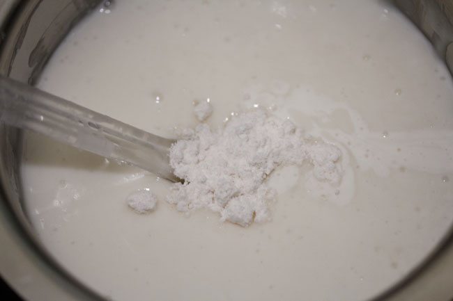 rock salt added to the batter. 