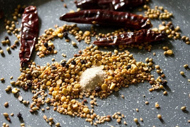 spices for preparing tamarind rice recipe