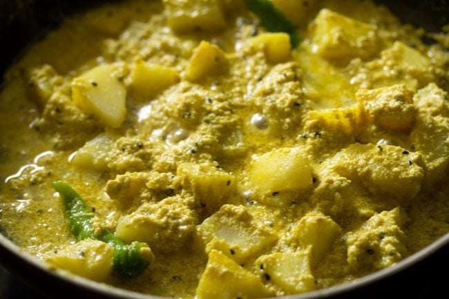 making aloo posto recipe