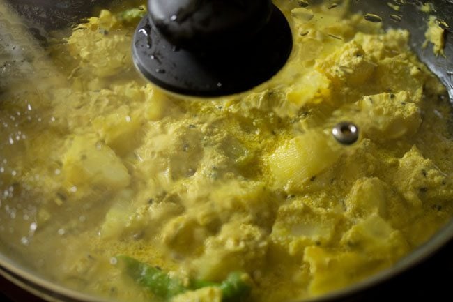 making aloo posto recipe