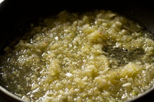 saffron mixed with the ash gourd for making ash gourd halwa. 