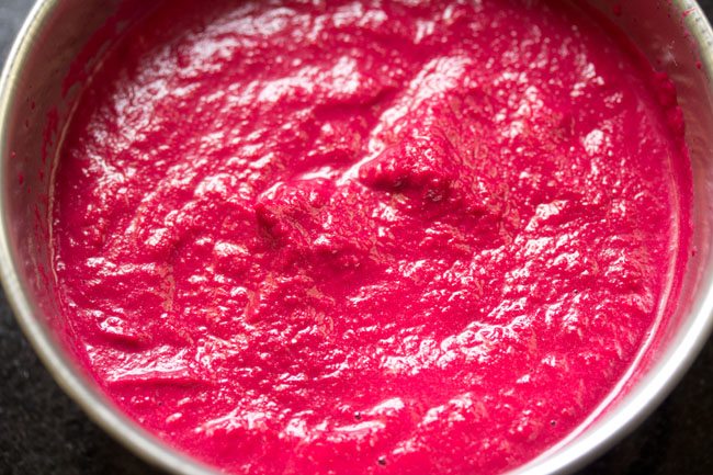 beetroot chutney in a bowl