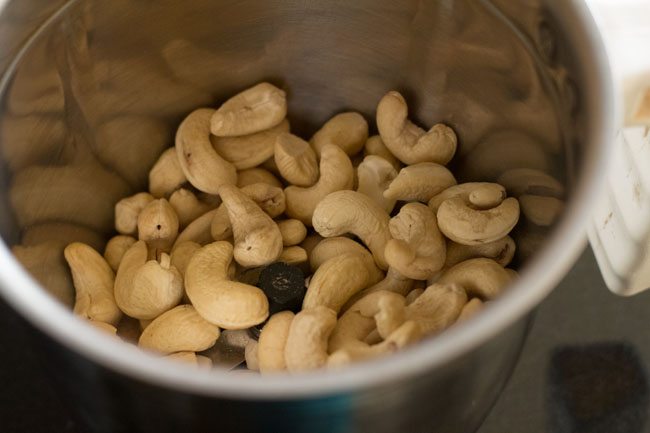 cashews for kaju barfi recipe