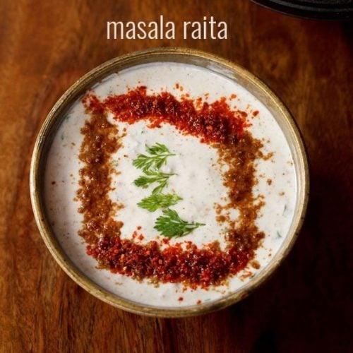 masala raita recipe, spiced raita recipe