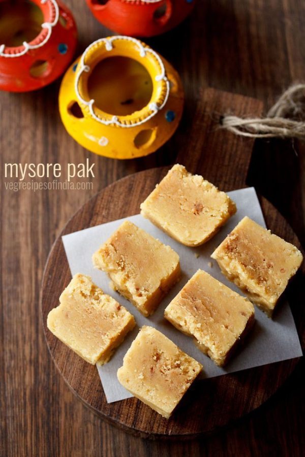 Mysore Pak Recipe » Dassana's Veg Recipes