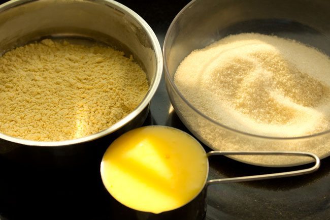 ingredients to make mysore pak recipe