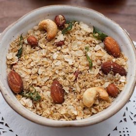 roasted oats chivda recipe