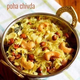 poha chivda recipe, chivda recipe