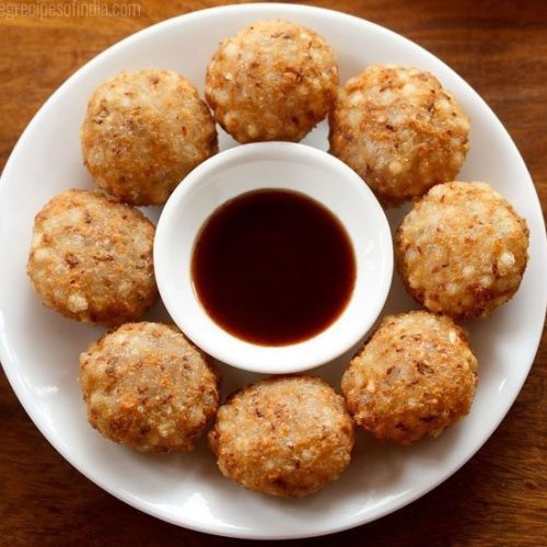 easy sabudana vada recipe, quick sago vada recipe