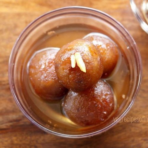 sweet potato gulab jamuns recipe
