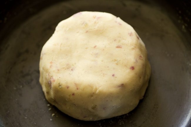 dough to make sweet potato gulab jamun recipe