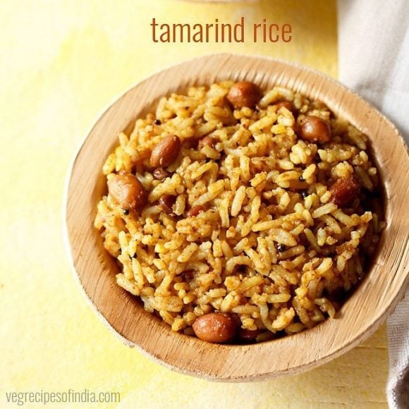 Tamarind Rice Puliyodharai Recipe » Dassana's Veg Recipes