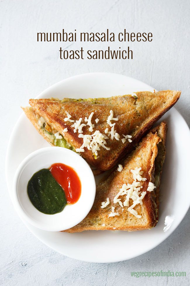 cheese masala toast sandwich recipe mumbai masala cheese toast sandwich