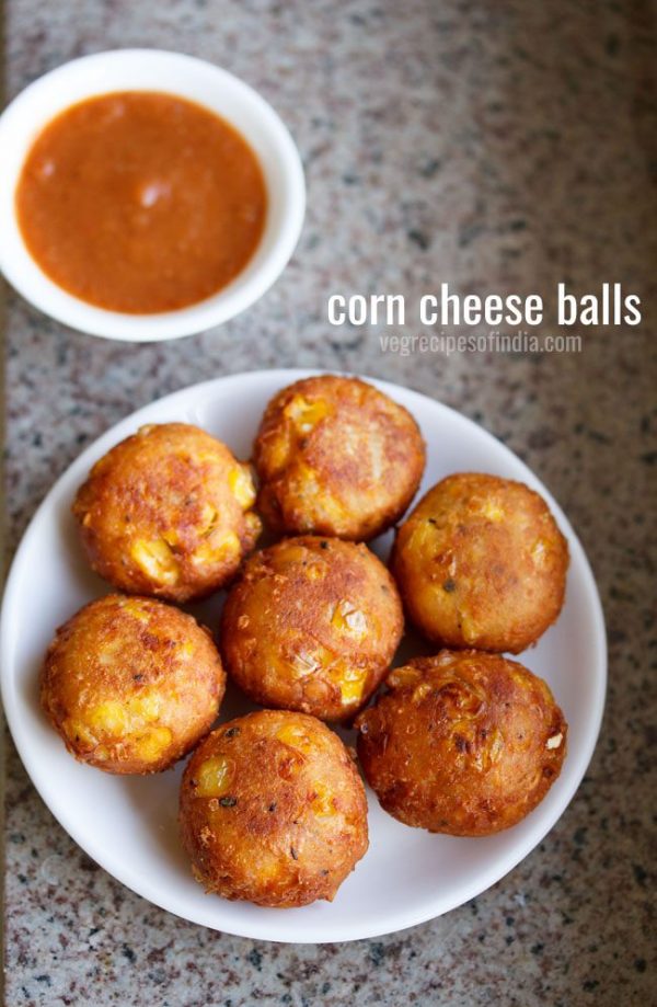 Cheese Corn Balls » Dassana's Veg Recipes