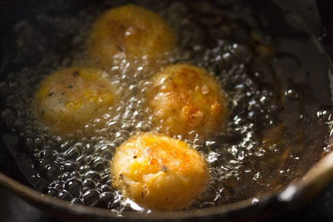 frying - cheese corn balls recipe