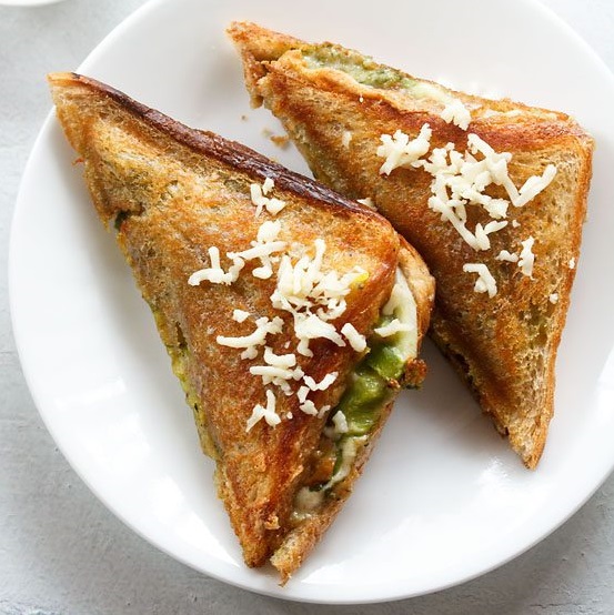 cheese masala toast sandwich recipe mumbai masala cheese toast sandwich