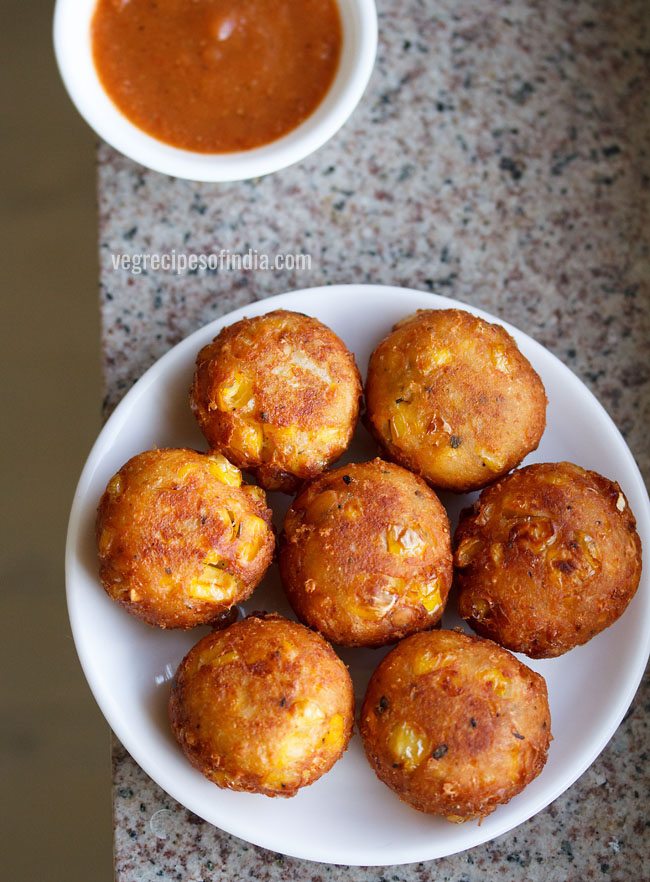 Corn cheese balls recipe, how to make cheese corn balls