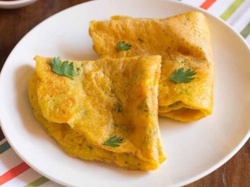 Moong Dal Chilla (Indian Mung Bean Pancake)