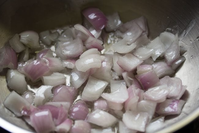 onions mixed with oil