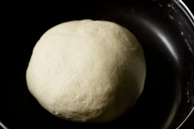 prepared dough for tawa pizza