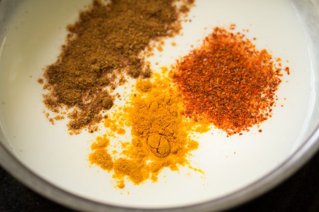 spices for mushroom biryani recipe in pressure cooker