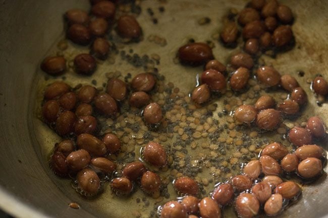 sautéing till urad dal turns golden. 