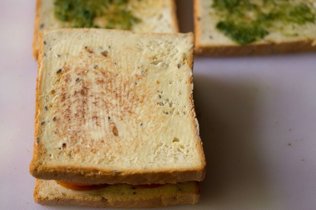 butter on top of toast