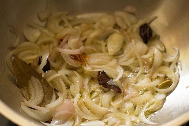 sauteing onions