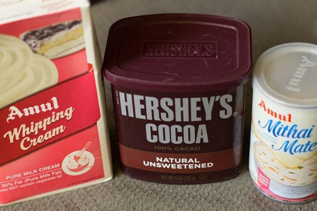 ingredients for chocolate chip ice cream