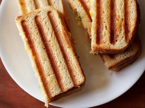 corn capsicum sandwich recipe